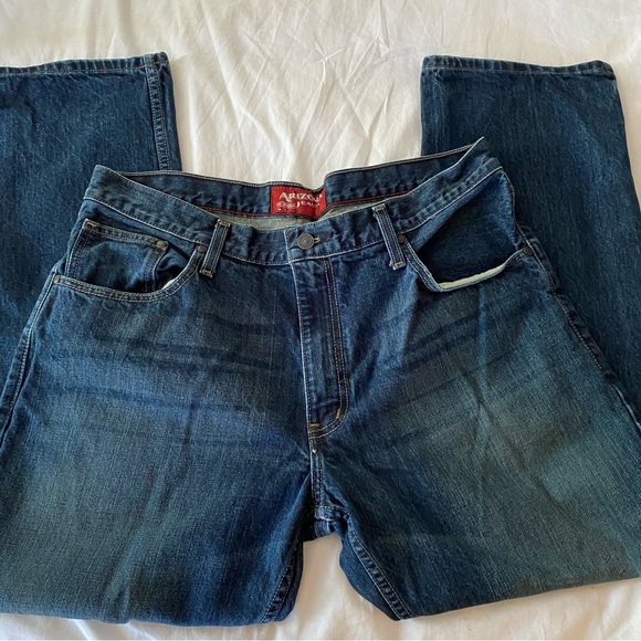 Arizona Jean Co Men's Blue jeans 36x29 Relaxed Fit Straight Leg 100% Cotton - Picture 1 of 8